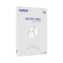 3.0a Usb Type-c Örgülü Hızlı Şarj Ve Data Kablosu 2 Metre Ip-16