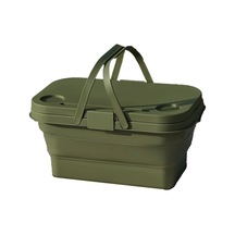 Xiaaokeji Katlanabilir Depolama Sepeti Seti, Wilderness Sailor Piknik Sepeti B Yeşil