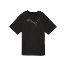 Puma Evostripe Tee Kadın Siyah Spor Tişörtü Dry Active Siyah Siyah