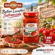 Olineza Lütenitsa 1 Adet - Kahvaltılık Balkan Sos 515 Gr Cam Kavanoz