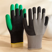 Irtıklı İşçi Eldiveni Xl Siyah/yeşil/antrasit 1 Adet Renkli
