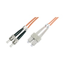 Beek St-sc Fiber Optik Patch Kablo, Multimode Om 1 62.5/125 Duplex, 3.0mm, Lszh, 2 Metre-19762