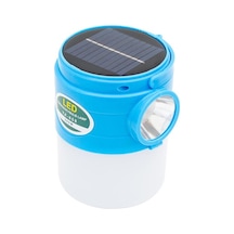 Powermaster 100w Çok Fonksiyonlu Solar Acil Durum Lambası Pm-17840 Mavi