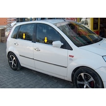 Ford Fiesta Krom Cam Çıtası 4 Prç. 2002-2008 P. Çelik