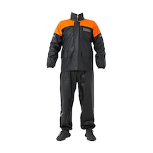 Tex 1134 Yağmurluk Takım Kurye Paketçi Pvc Siyah Turuncu Diğer