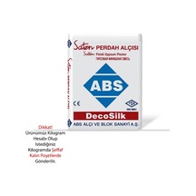 1 Kg Abs Saten Alçı Perdah Alçısı Tadilat Tamir Alçısı-1 Kg Saten Alçı