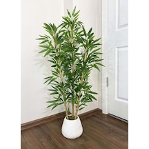 140 Cm Yapay Bambu Spiral Beton Saksıda Diğer