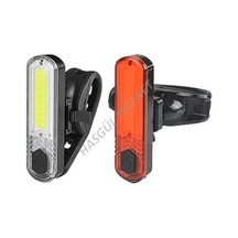 Hsgl Bisiklet Ön Arka Far Set Usb Şarjlı Jy-6056 Mavi - Beyaz