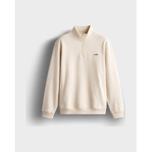 Ellesse 6wm1010-bg Erkek Fermuarlı Sweat Bej