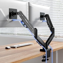 Tr Monitör Tutucu 2 Monitör 17 32 İnç, Kol Başına 2 9 Kg, Siyah