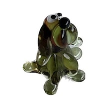 El Yapımı Mini Murano Cam Köpek Biblo A115-05