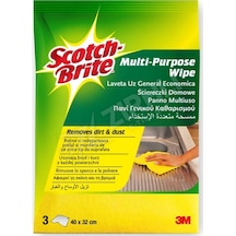Scotch Brite Genel Kullanım Amaçlı Renkli Temizlik Bezi 3'lü Çok Renkli