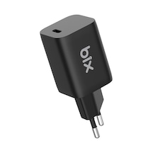 Bix Bx45g Gan Type-c Pd 45w Pps Mini Hızlı Şarj Cihazı Siyah