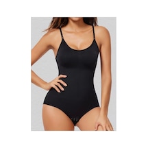 S&w Sweet Women Seamless Zıbın Korse Çıtçıtlı Body 2 Beden İncelten Toparlayıcı Push Up Etkili Karın Bel Göbek Sıkılaştırıcı Kadın Body Korse 9051 Siyah