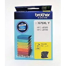 Brother Lc675Xl Y Sarı Kartuş 1.200 Sayfa Kapasiteli