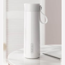 Fanjane Hatırlatıcı İçme Akıllı Termos Kupası White Pembe