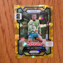 Panini Monopoly Prizm Jay-jay Okocha Gold Cracked Ice Oyun Kartı No.82