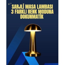 Modern Tasarım Şarjlı Masa Lambası 1800 Mah Batarya Çok Renkli