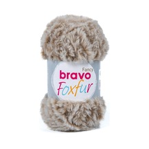 Foxfur 78 Açık Kahve 100 Gr 50 Mt Kürk İpi Örgü İpi