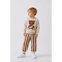 Wikiboom Bear Cocuk Takım Bej Bej