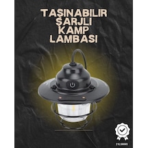 Kamp Ve Bahçe İçin Retro Led Fener - Sıcak Işık, Uzun Ömürlü Batarya Diğer