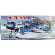 Academy 12493 1/72 Ölçek, Japon Zero Type 52c A6m5c Savaş Uçağı, Plastik Model Kiti-48835