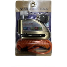 Alarmlı Disk Kilidi Çelik Lock Hatırlatma+yedek Pil