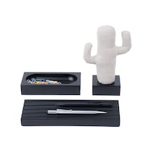 Kayigo Siyah Woody Bej Cactus Üçlü Set