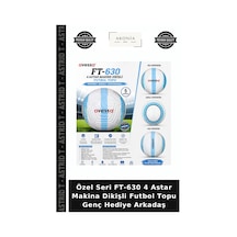 Özel Seri Ft-630 4 Astar Makina Dikişli Futbol Topu Genç Hediye Arkadaş Çok Renkli