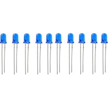5Mm Mavi Led Paketi - 10 Adet