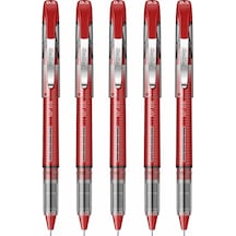 Kırmızı Pilot Kalem Nb-68 Needle Point Pen 5 Adet Scrikss Pilot Kalem 0.5 Mm İğne Uçlu Kalem İnce Uçlu Likit Mürekkepli Kırmızı