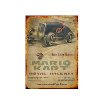 Bedeko Mario Kart Hediyelik Mdf Tablo 25 Cm X 35 Cm