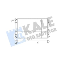 Vw Polo Motor Radyatoru 1.4 2002-2008 Aua Bby Bky Kale 356935