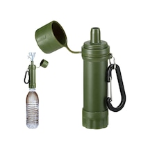 K8612m Dış Mekan Hayatta Kalma Su Arıtma Cihazı Bpa İçermeyen Su Filtresi Saman Filtrasyon Sistemi Fda Sertifikalı - Yeşil