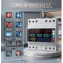 Onoff Tuya Wifi Akıllı Yüksek Voltaj Düşük Voltaj Kaçak Akım Güc Tüketimi Zamanlama Uzaktan Kontrol Anahtar Röle 63 Amper 0