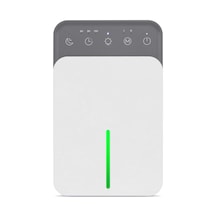 Kompakt Nem Alma Cihazı Sessiz Rgb Işık - 0.35l/gün 1.5l Hazneli - Çok Amaçlı - Beyaz Beyaz - Gri