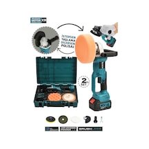 Assur Profesyonel 21V Çift Akü 125 MM Taşlama & 150 MM Polisaj Makinesi Set - 2194