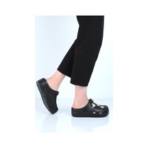 Apella E300-6 Siyah Fiesta Eva Kız Çocuk Terlik 001