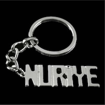 Nuriye - 555 - - Nazblsmm - İsimli Anahtarlık Çok Renkli