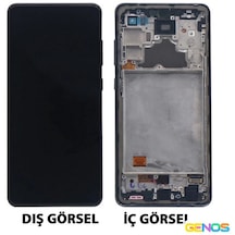 Samsung Galaxy A72 A725 Uyumlu Lcd+dokunmatik+çıtalı Siyah Renk Sn809077
