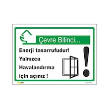 Yalnızca Havalandırma Için Açınız - Isg Levhası Levha 15x21 Cm Dekota 3 Mm