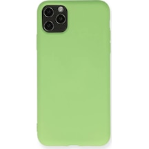Newface Apple Uyumlu iPad iPhone 11 Pro Max Kılıf Nano İçi Kadife Silikon - Yeşil