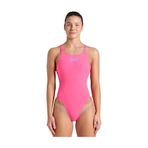 Arena Swimsuit Tech Multi Solid Kadın Pembe Yüzücü Mayosu 004763908 Pembe