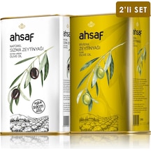 Ahsaf Soğuk Sıkım Zeytinyağı 1 L Teneke + Riviera Zeytinyağı 1 L Teneke