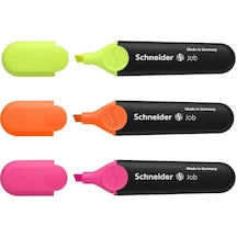 Schneider Fosforlu 150 Fosforlu Kalem Canlı Renkler Set 3'lü