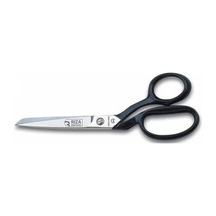 A4115-8 Tekstil / Yatık Regula Makası No: 8 İnç / 20,32 Cm - Nikel Kaplama, Siyah Saplı 2e878