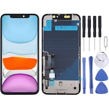 Apple Uyumlu iPhone 11 Lcd Ekran Siyah Renk İlanı +tamir Seti Lw