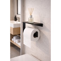 Buççin Online Mağaza Metal Banyo Wc Kağıt Rulo Peçetelik, Tuvalet Peçete Askılığı Tuvalet Kağıt 3 Basımlık Metal Siyah Çok Renkli