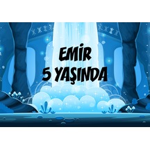 Orman Temalı Doğum Günü Afişi - 70x100 Cm