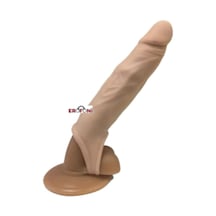 Erofoni Ucu 3 Cm Dolgulu 14 Cm Ultra Süper Realistik Kaliteli Uzatmalı Penis Kılıfı